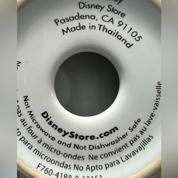 Disney Cheshire Cat Glass Coffee Cup Mug Pink - Picture 6 of 6